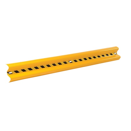 Vestil Guard Rail Straight Rail, Yllw, 132" GR-H2R-BO-11-YL